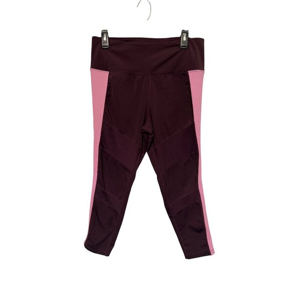 Tangerine Leggings Cropped Purple and Pink Womans XL - Picture 1 of 4